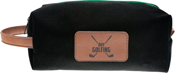 Men’s “Out Golfing” Canvas Toiletry Bag - Jilly's Socks 'n Such