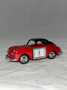 Red/Black Vintage Sports Car Clock