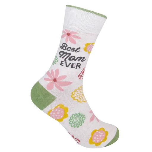 “Best Mom Ever” Socks - One Size - Jilly's Socks 'n Such