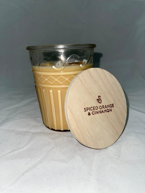 Swan Creek Candle Company- Spiced Orange & Cinnamon Candle - Jilly's Socks 'n Such