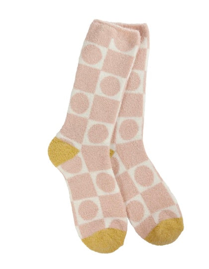 Women’s World’s Softest Socks- Geometric Rose - Jilly's Socks 'n Such