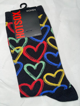 Women’s Painted Hearts Socks
