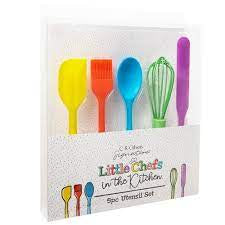 Little Chefs in the Kitchen Utensil Set - Jilly's Socks 'n Such