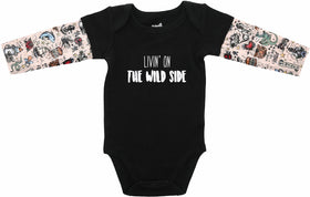 “Livin’ On The Wild Side” Baby Onesie (6-12 months)