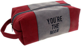 Men’s “You’re The Man” Canvas Toiletry Bag