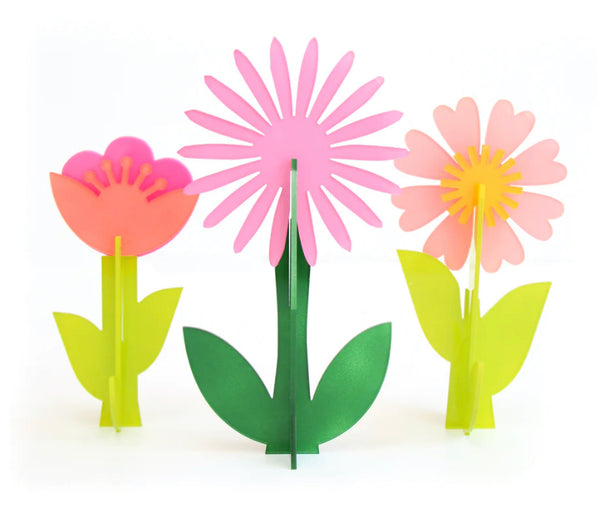 Acrylic 3D Flower Decor - Jilly's Socks 'n Such