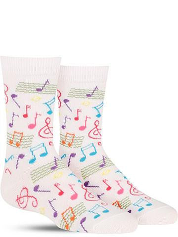 Kid's Music Note Socks - Jilly's Socks 'n Such